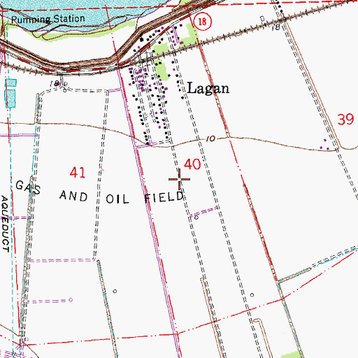 Topographic Map of Moonshine Census Designated Place, LA