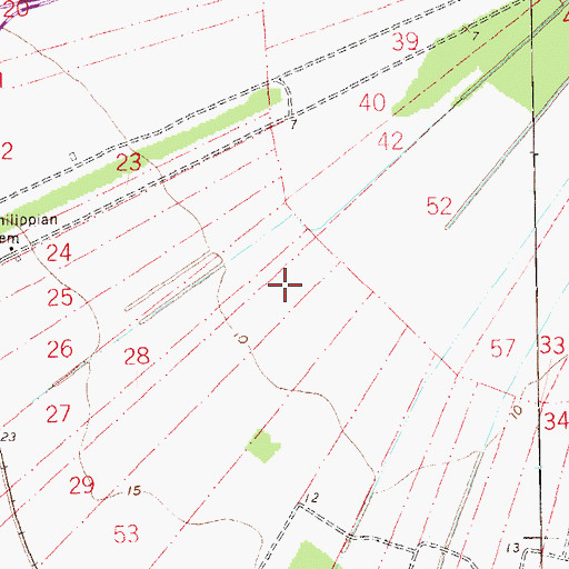 Topographic Map of Union Census Designated Place, LA