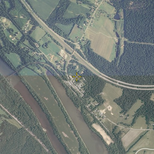 Aerial/Satellite Image of Big Pool Census Designated Place, MD