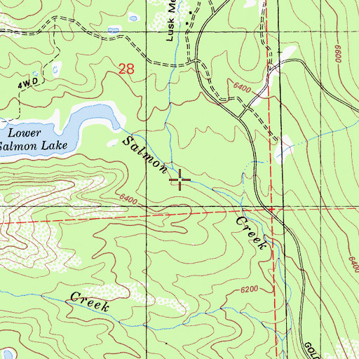 Topographic Map of Church Creek, CA