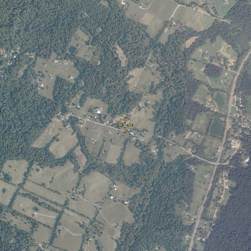 Aerial/Satellite Image of Garretts Mill Census Designated Place, MD