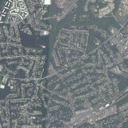 Aerial/Satellite Image of Seabrook Census Designated Place, MD