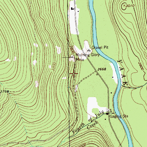 Topographic Map of Sylvanite Census Designated Place, MT