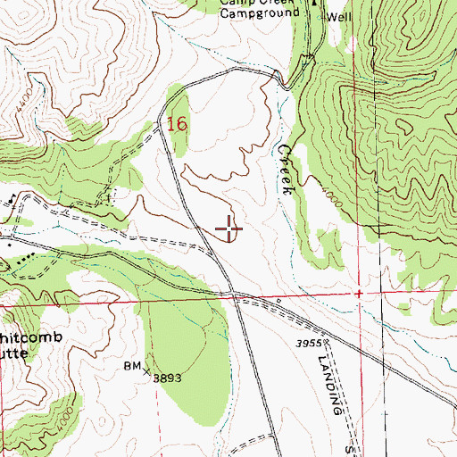 Topographic Map of Zortman Census Designated Place, MT