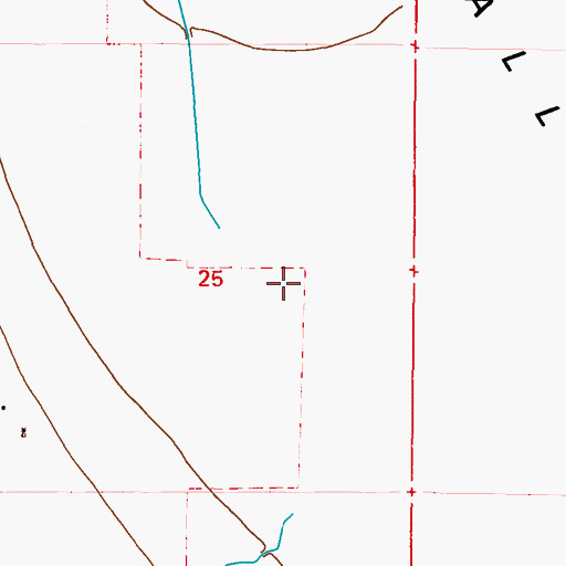 Topographic Map of Dyer Census Designated Place, NV