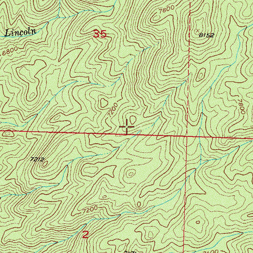 Topographic Map of Skyland Census Designated Place, NV