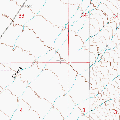 Topographic Map of Valmy Census Designated Place, NV