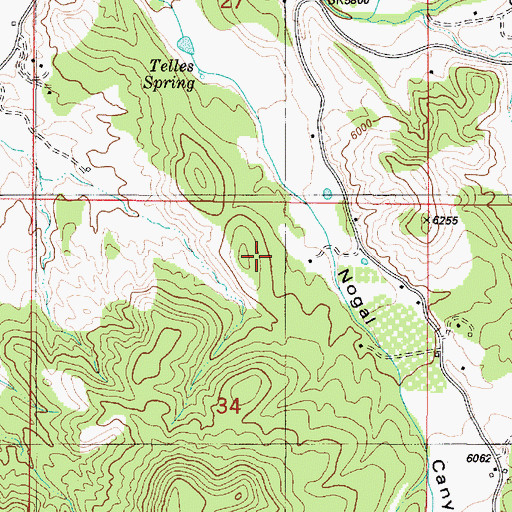 Topographic Map of Bent Census Designated Place, NM
