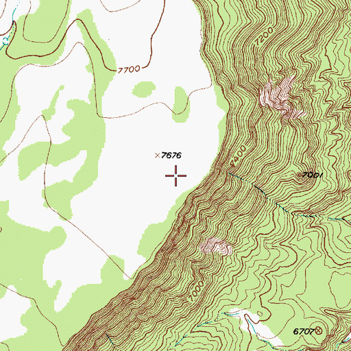 Topographic Map of Bibo Census Designated Place, NM