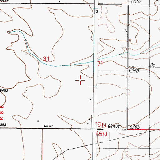 Topographic Map of C Davis Place Census Designated Place, NM