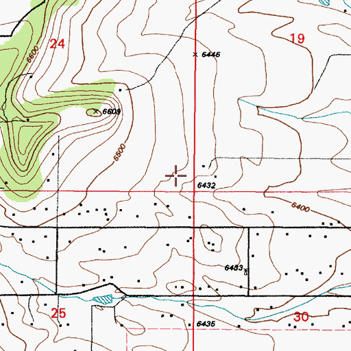 Topographic Map of Indian Hills Census Designated Place, NM