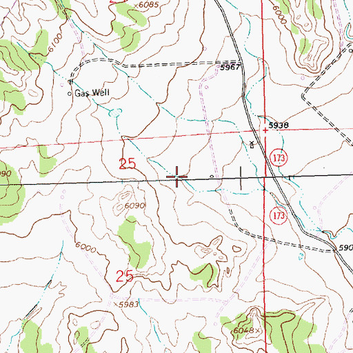 Topographic Map of North Light Plant Census Designated Place, NM
