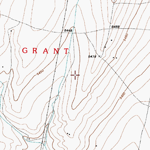Topographic Map of Pajarito Mesa Census Designated Place, NM