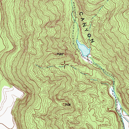 Topographic Map of Seboyeta Census Designated Place, NM