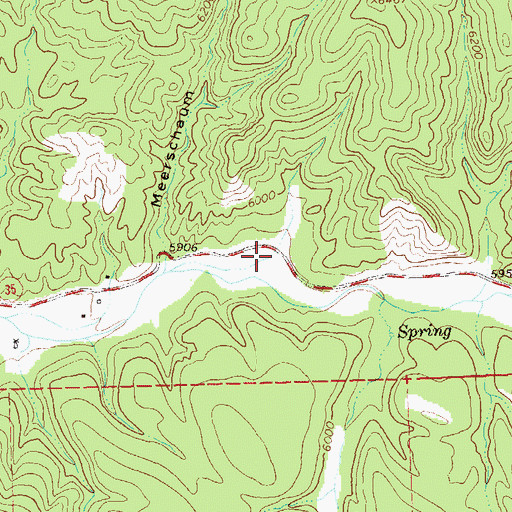 Topographic Map of Trout Valley Census Designated Place, NM
