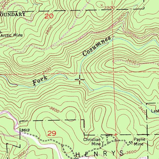 Topographic Map of Clear Creek, CA