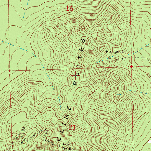 Topographic Map of Eagle Crest Census Designated Place, OR