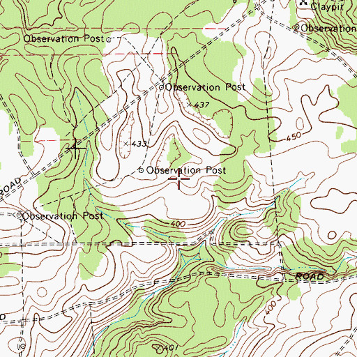 Topographic Map of Fort Jackson Division, SC