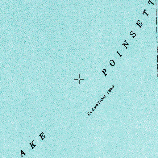 Topographic Map of Lake Poinsett Census Designated Place, SD