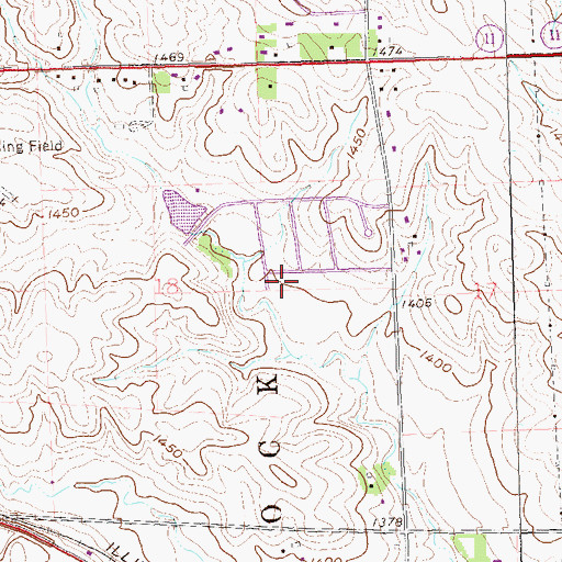 Topographic Map of Pine Lakes Addition Census Designated Place, SD