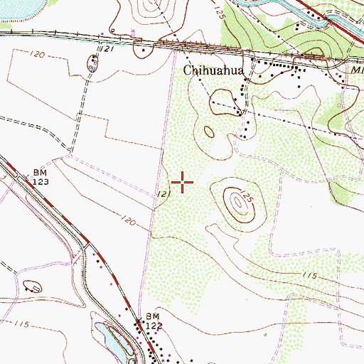Topographic Map of Abram Census Designated Place, TX