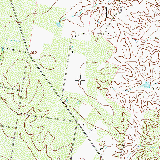 Topographic Map of Airport Heights Census Designated Place, TX