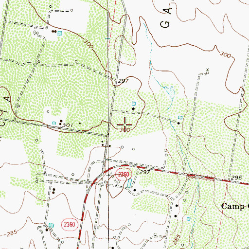 Topographic Map of Elias-Fela Solis Census Designated Place, TX