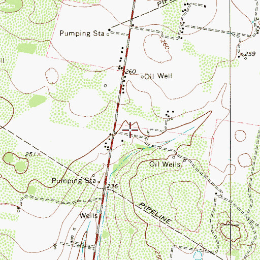 Topographic Map of Gutierrez Census Designated Place, TX