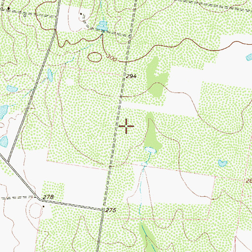 Topographic Map of La Esperanza Census Designated Place, TX