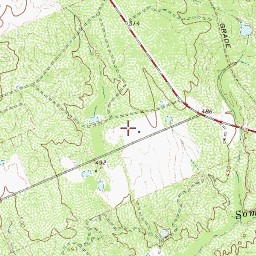 Topographic Map of Los Corralitos Census Designated Place, TX