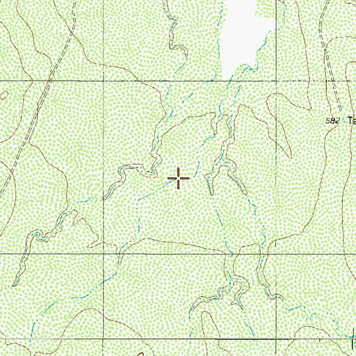 Topographic Map of Los Veteranos I Census Designated Place, TX
