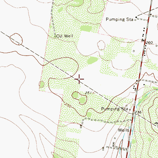 Topographic Map of Olmito and Olmito Census Designated Place, TX
