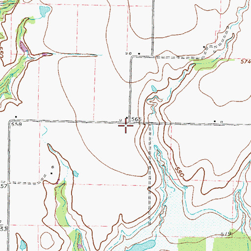 Topographic Map of Paloma Creek South Census Designated Place, TX