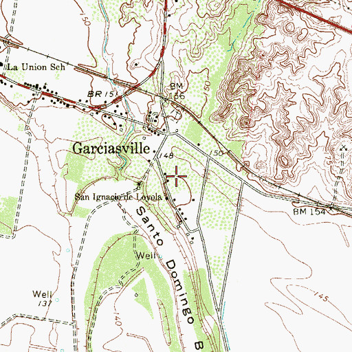 Topographic Map of Ramirez-Perez Census Designated Place, TX