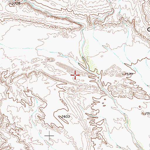 Topographic Map of Terlingua Census Designated Place, TX