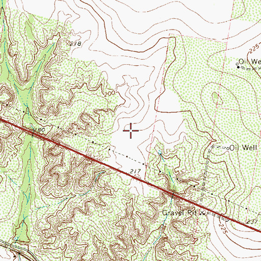 Topographic Map of Valle Vista Census Designated Place, TX