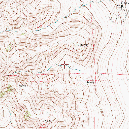 Topographic Map of Thatcher Census Designated Place, UT