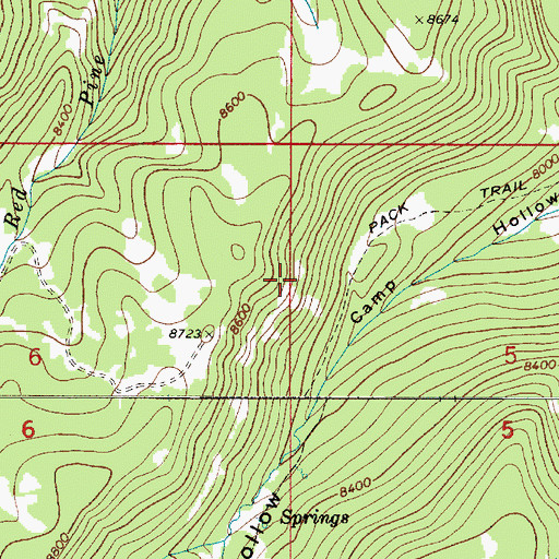 Topographic Map of Heber City East Division, UT