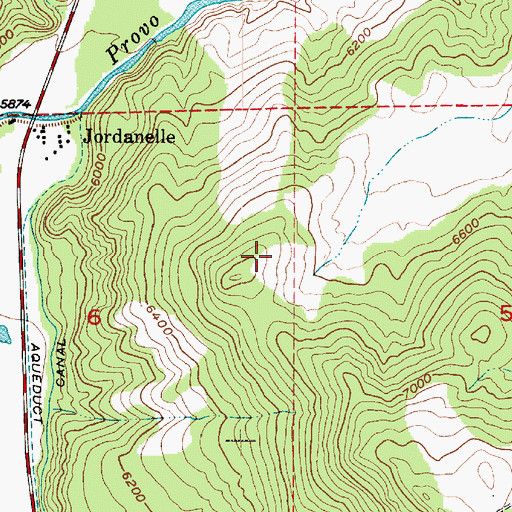 Topographic Map of North Wasatch Division, UT