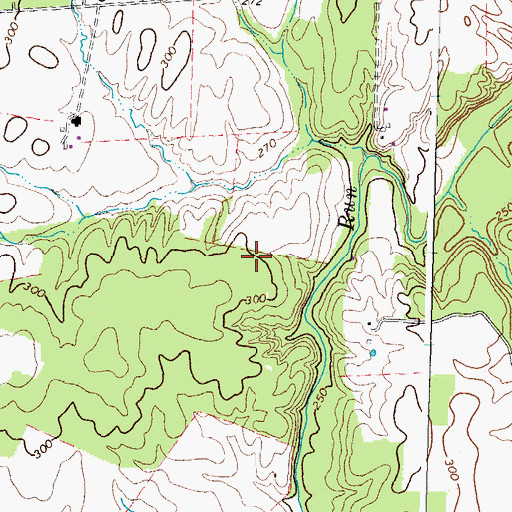 Topographic Map of Loudoun Valley Estates Census Designated Place, VA