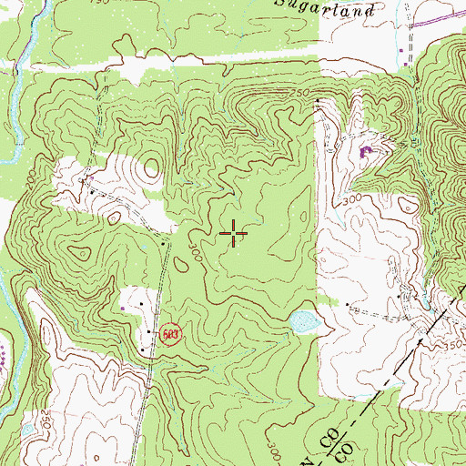 Topographic Map of Lowes Island Census Designated Place, VA
