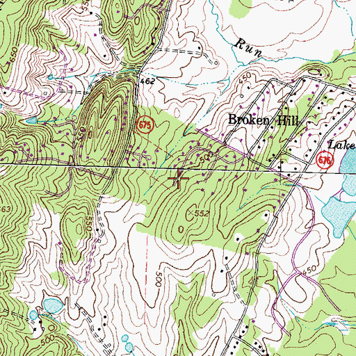 Topographic Map of New Baltimore Census Designated Place, VA