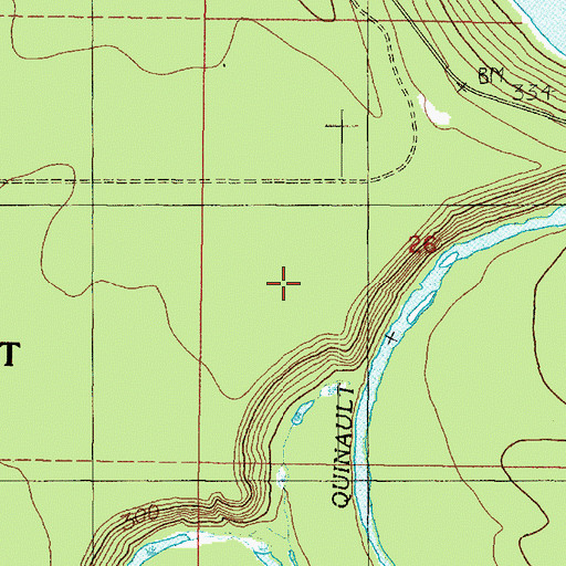 Topographic Map of Amanda Park Census Designated Place, WA