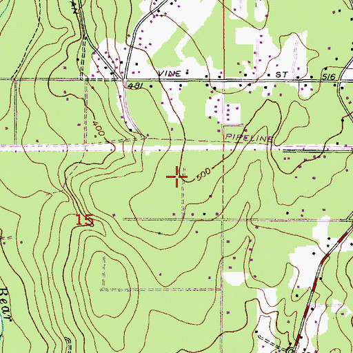 Topographic Map of Clearview Census Designated Place, WA