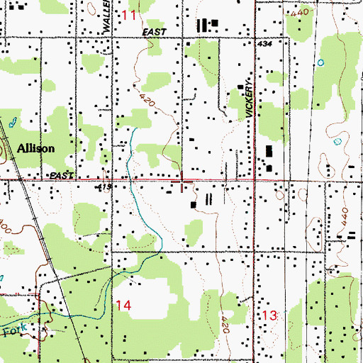 Topographic Map of Clover Creek Census Designated Place, WA