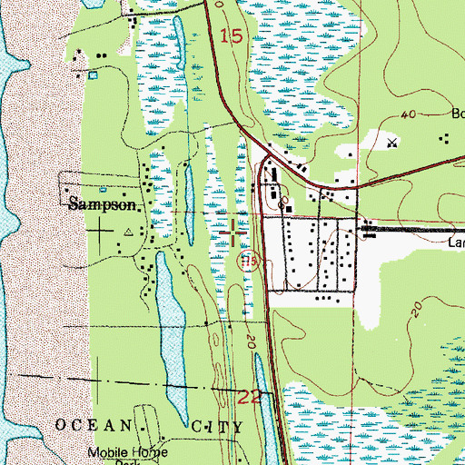 Topographic Map of Hogans Corner Census Designated Place, WA