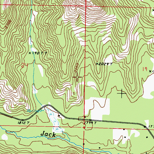 Topographic Map of Keller Census Designated Place, WA