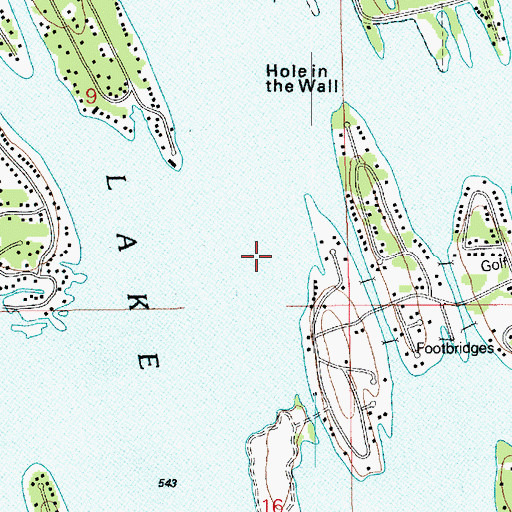 Topographic Map of Lake Tapps Census Designated Place, WA