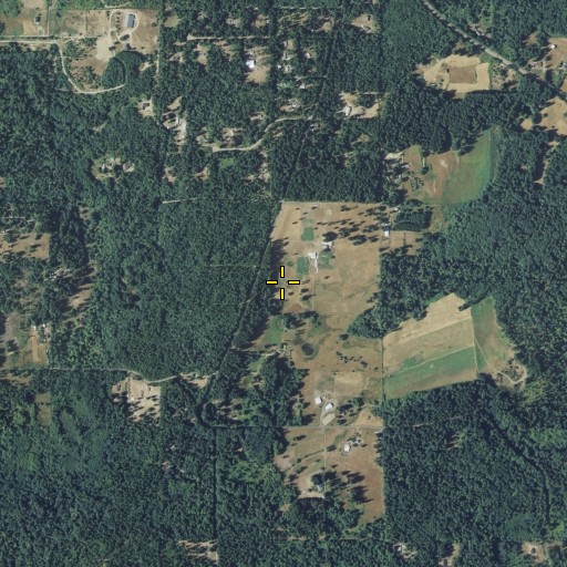 Aerial/Satellite Image of Longbranch Census Designated Place, WA