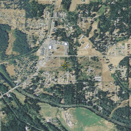 Aerial/Satellite Image of McKenna Census Designated Place, WA